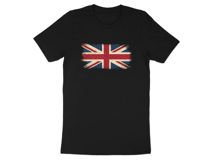 Grunge Union Jack Flag T-Shirt - Vintage Distressed Style