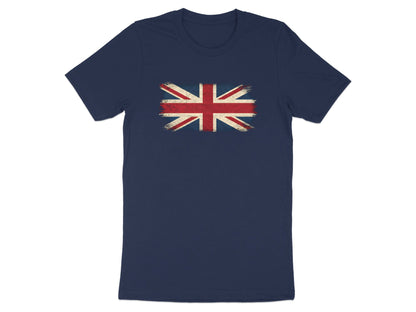 Grunge Union Jack Flag T-Shirt - Vintage Distressed Style