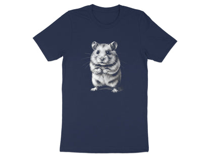Adorble Hamster Pencil Sketch Artistic T-Shirt