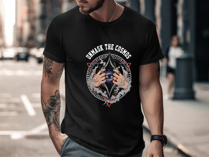 Unmask The Cosmos Occult Eye Graphic Shirt