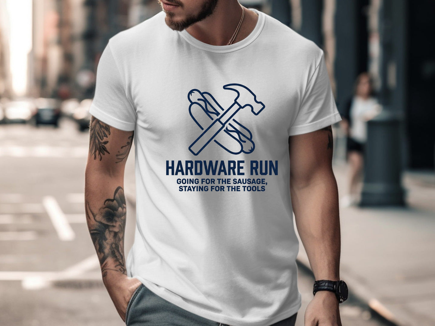 Hardware Run Sausage Sizzle Weekend Graphic Tee