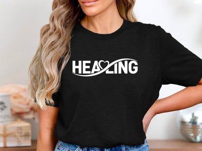 Healing Heart Infinity Typographic Tee