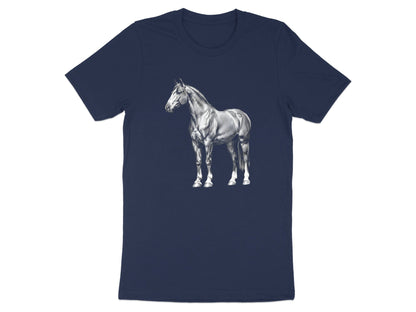 Majestic Horse Full Body Pencil Drawing T-Shirt