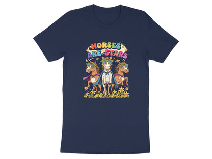 Horses Are Stars Superhero T-Shirt - Retro Kids Pony Art
