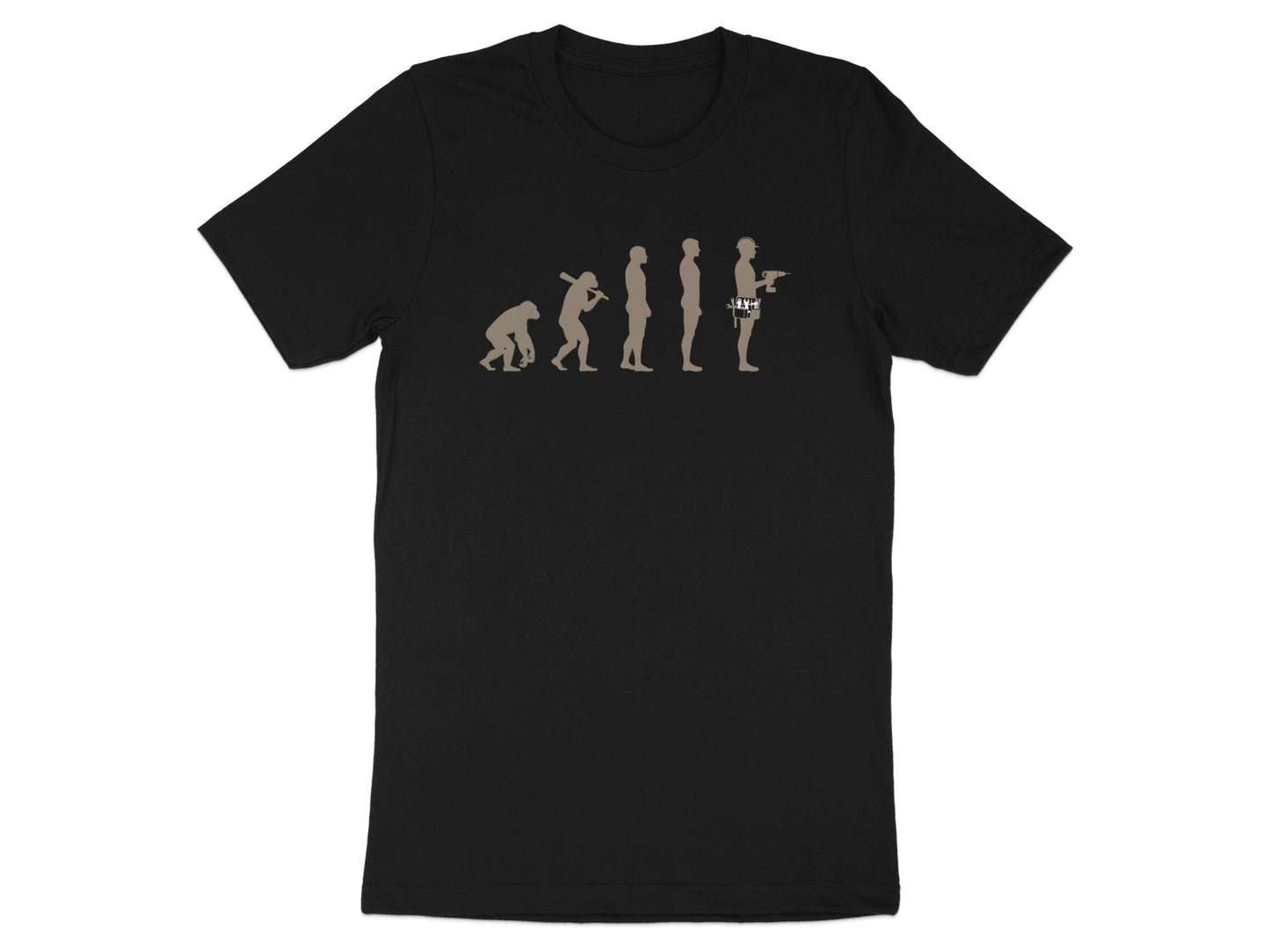 Evolution of the Tradie T-Shirt - Human Evolution Graphic Tee