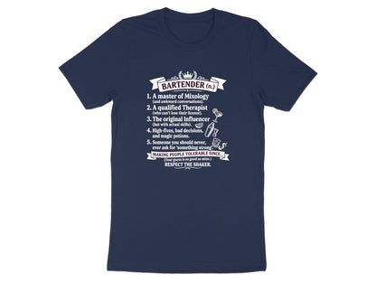 Bartender Definition Funny Work Graphic T-Shirt