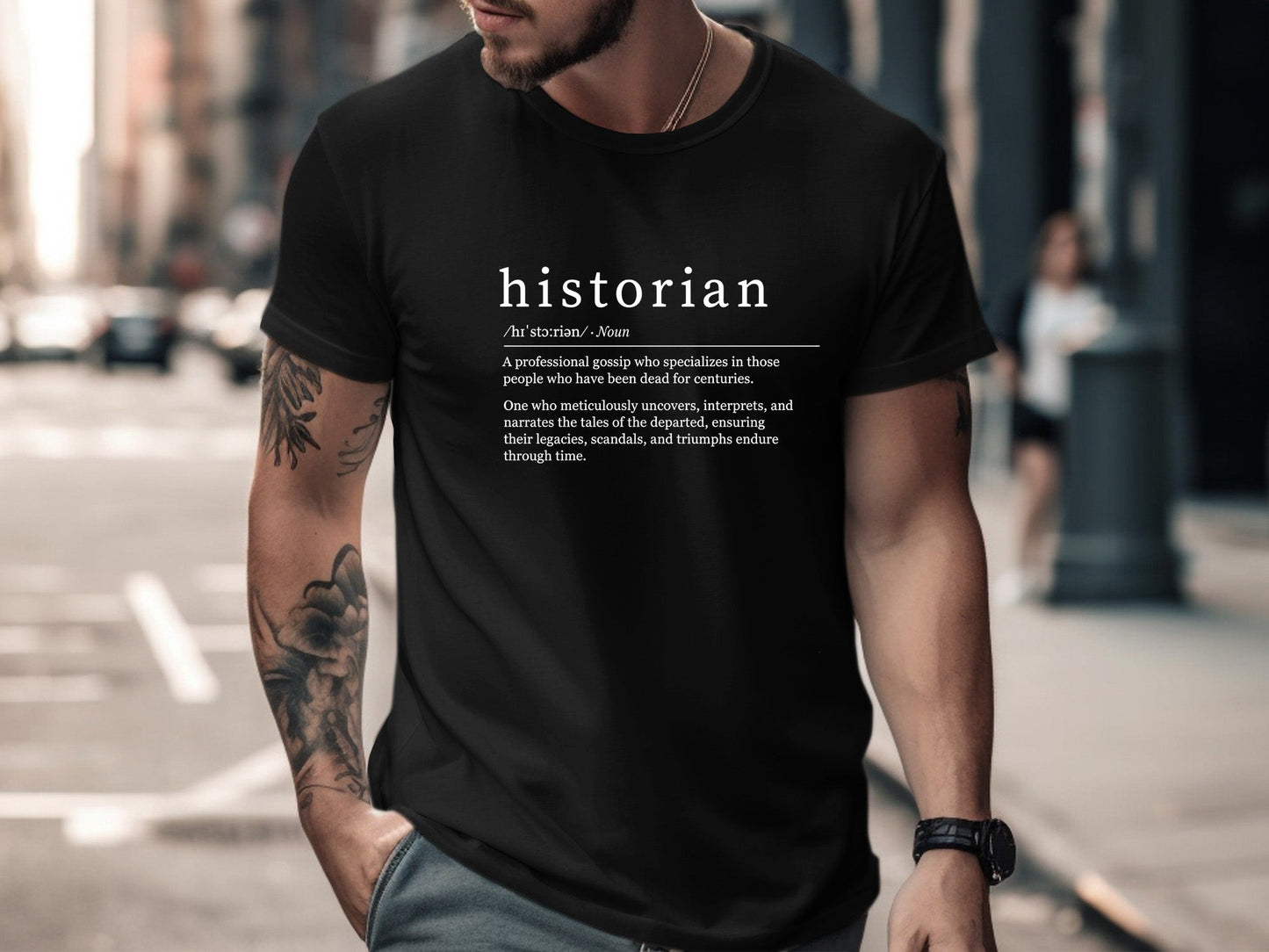 History Definition T-Shirt  Minimalist Scholar Tee