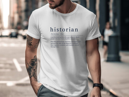 History Definition T-Shirt  Minimalist Scholar Tee