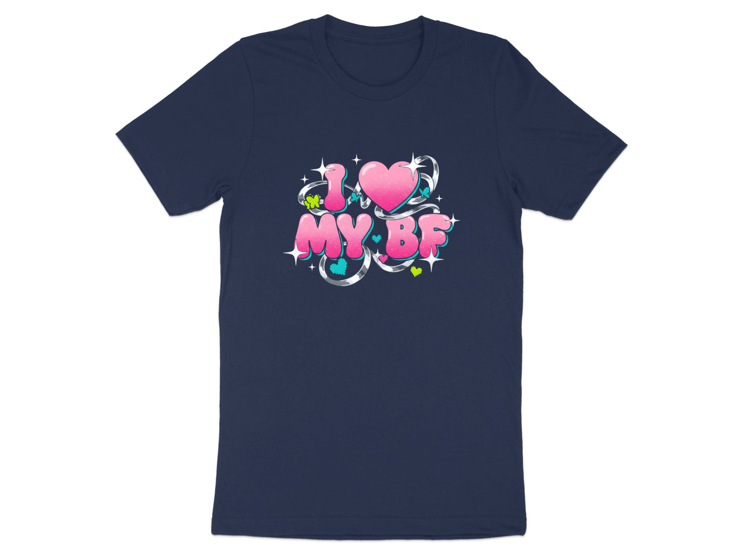 I Love My BF Tee - Y2K Aesthetic Graphic T-Shirt