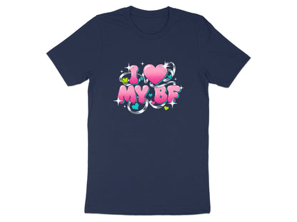 I Love My BF Tee - Y2K Aesthetic Graphic T-Shirt