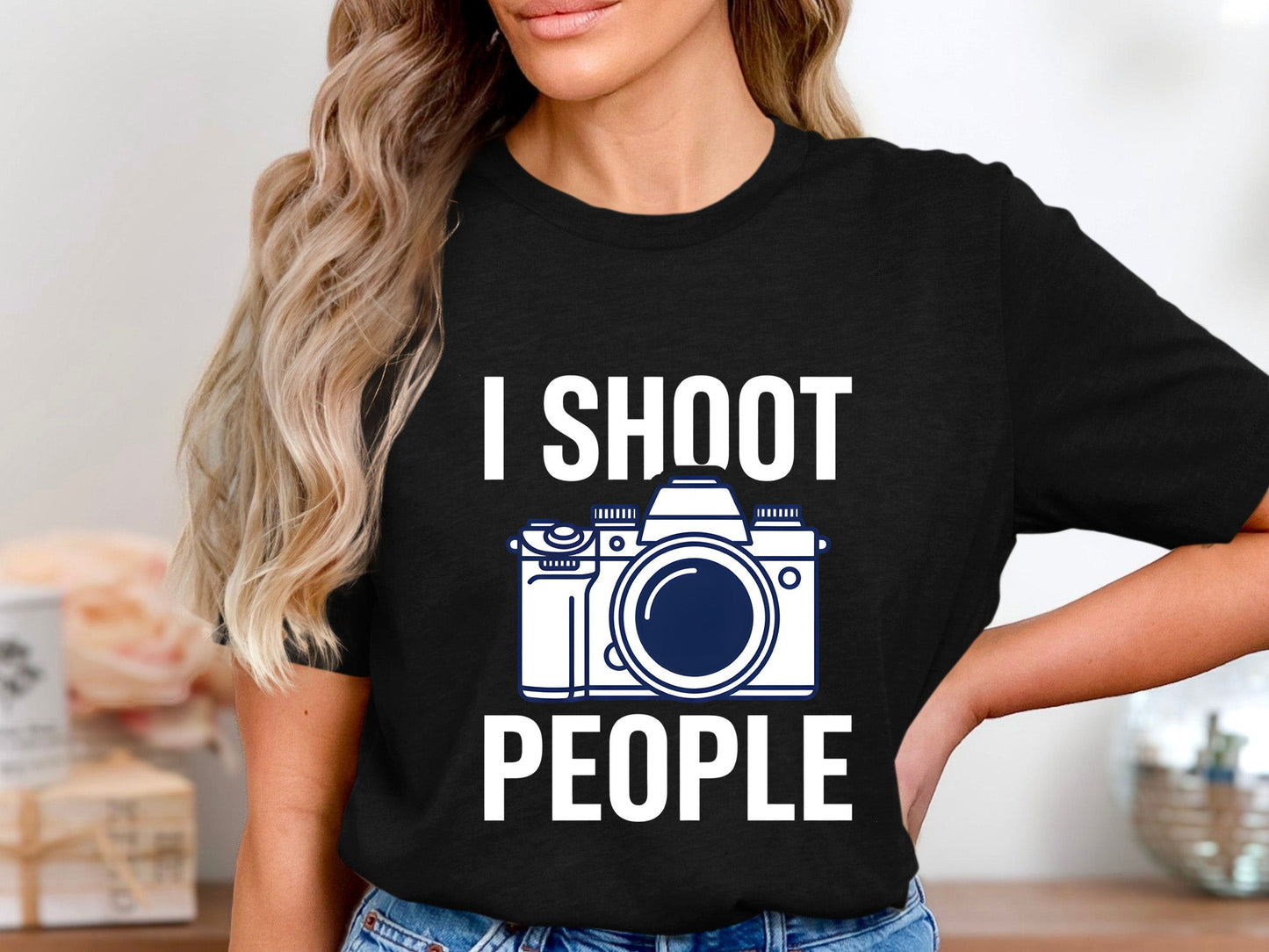 "I Shoot People" Photographer Humour T-Shirt