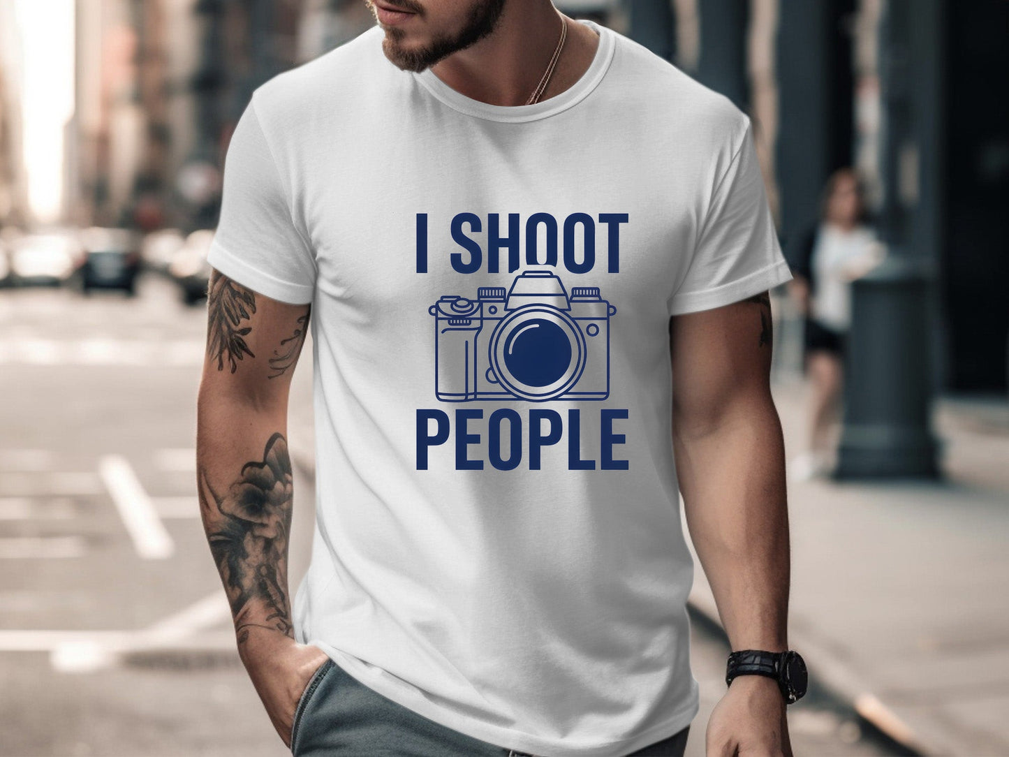 "I Shoot People" Photographer Humour T-Shirt
