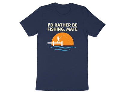 I'd Rather Be Fishing Mate Sunset Jetty T-Shirt