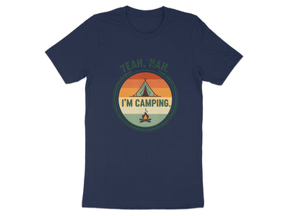 Yeah, Nah. I'm Camping. Retro Sunset T-Shirt