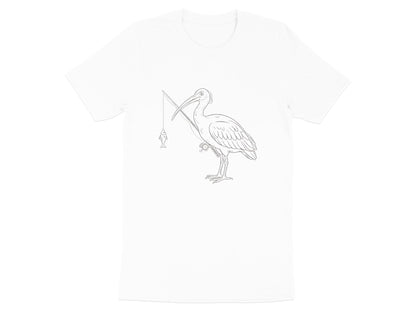 Australian Ibis Fisherman Line Art T-Shirt