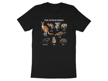 Iconic Australian Mammals Nature Guide T-Shirt | Wildlife Tee