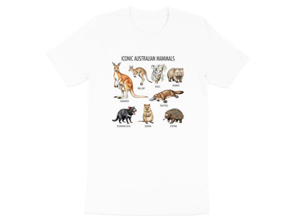 Iconic Australian Mammals Nature Guide T-Shirt | Wildlife Tee