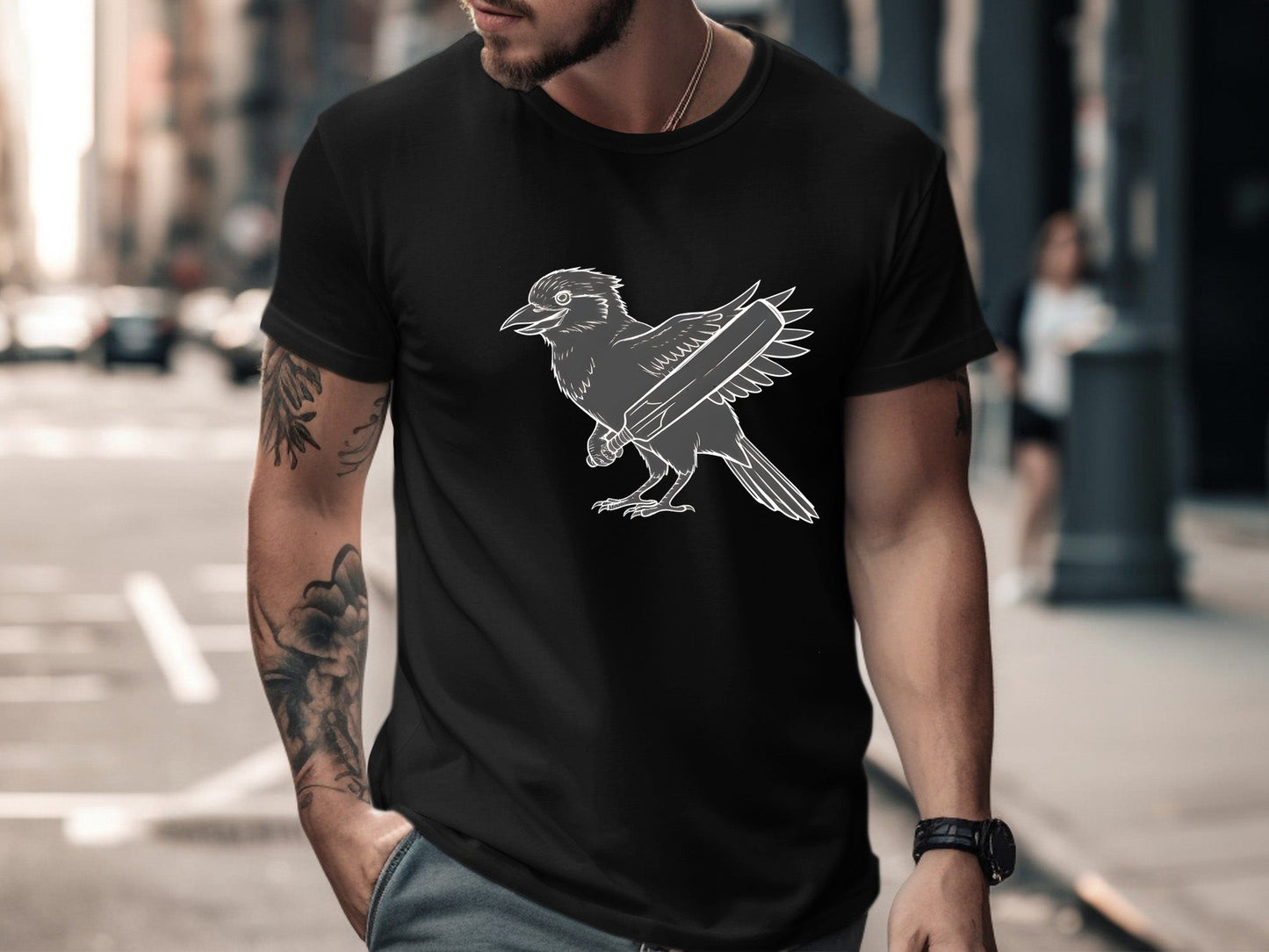 Kookaburra Cricket Bat Graphic T-Shirt