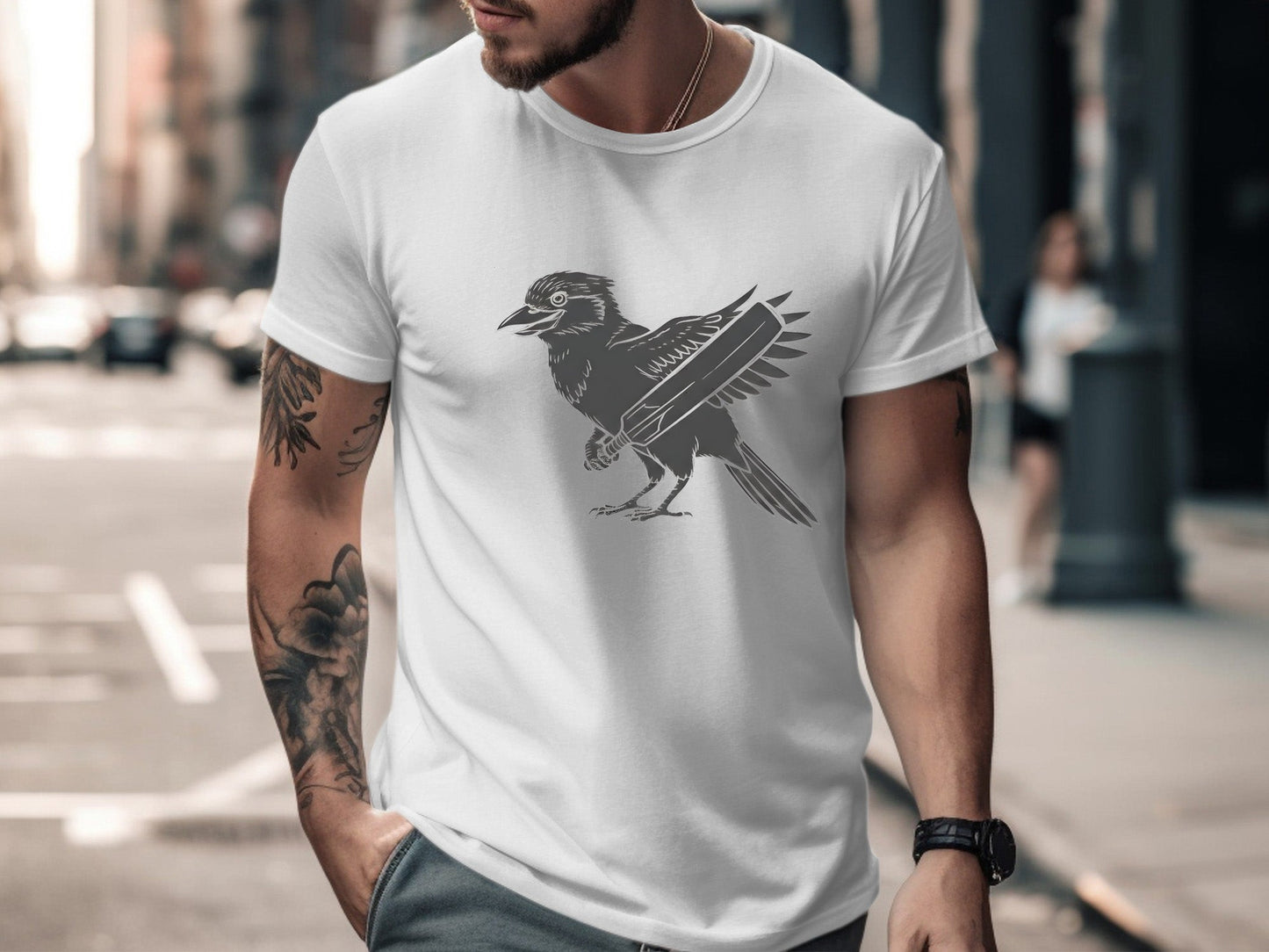 Kookaburra Cricket Bat Graphic T-Shirt