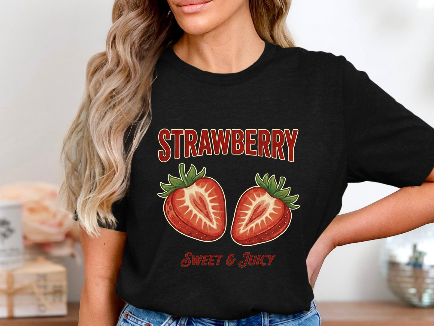 Sweet & Juicy Strawberry Halves T-Shirt