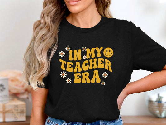 In My Teacher Era T-Shirt - Groovy Retro Educator Tee