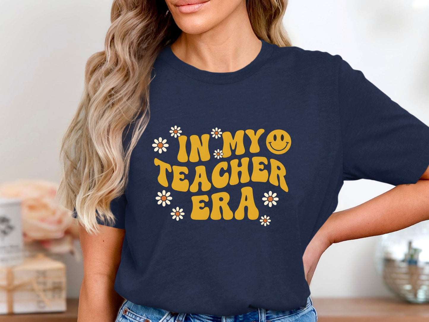 In My Teacher Era T-Shirt - Groovy Retro Educator Tee