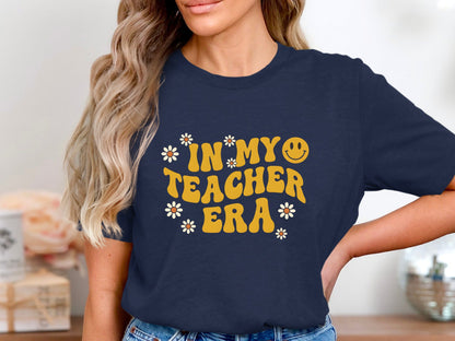 In My Teacher Era T-Shirt - Groovy Retro Educator Tee
