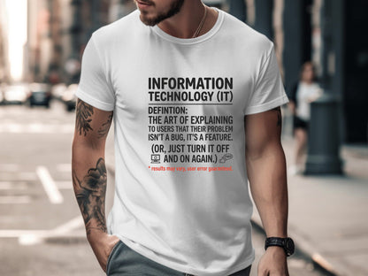 IT Definition Humorous T-Shirt - Technical Support  Tee
