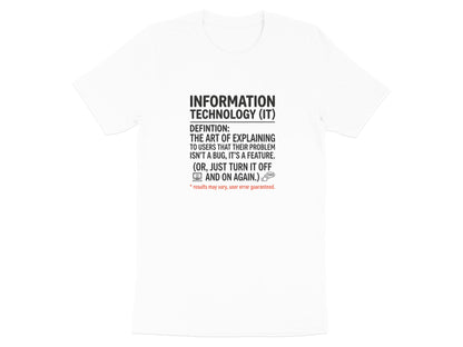 IT Definition Humorous T-Shirt - Technical Support  Tee