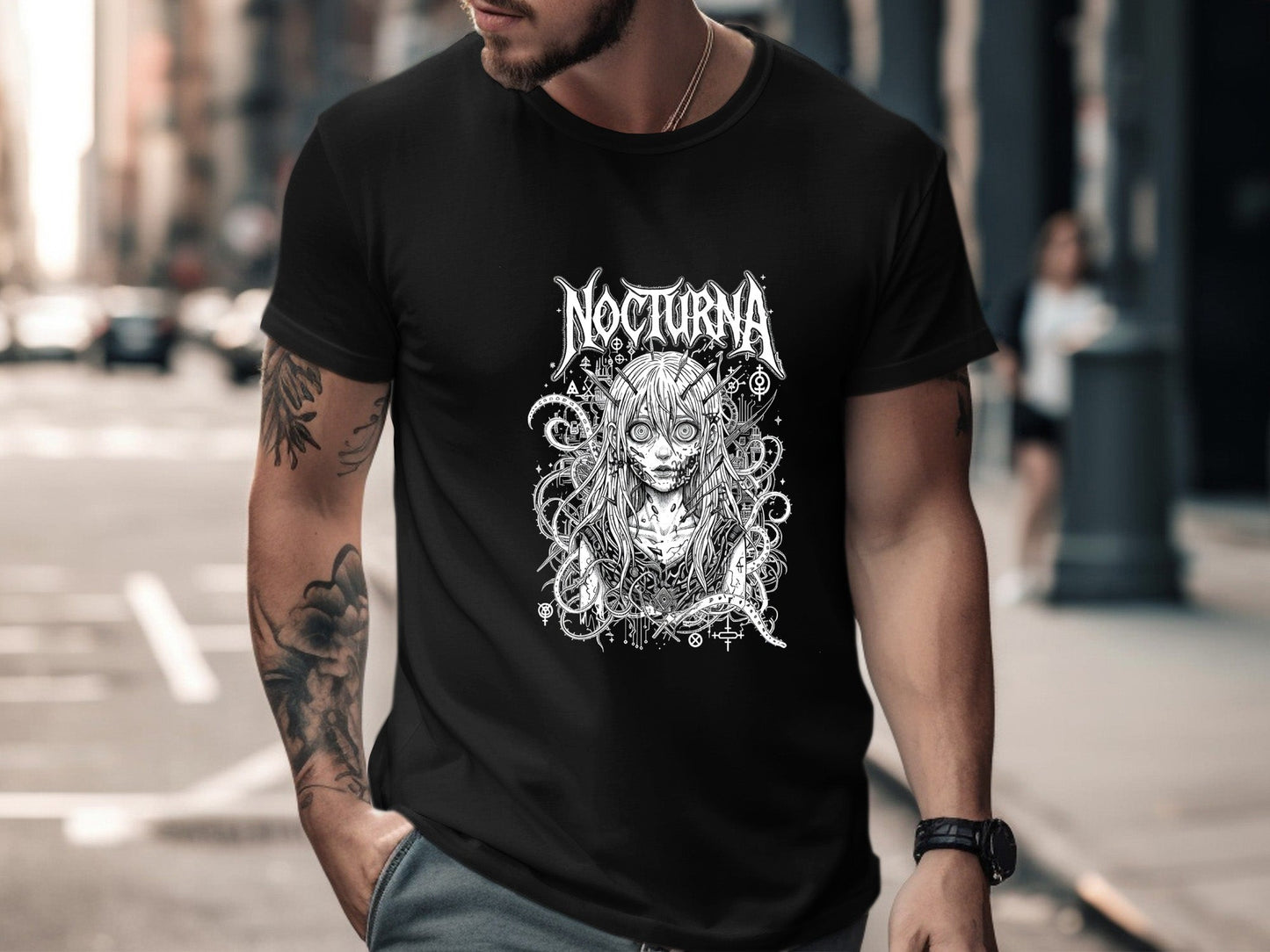 Nocturna Dark Eldritch Anime T-Shirt
