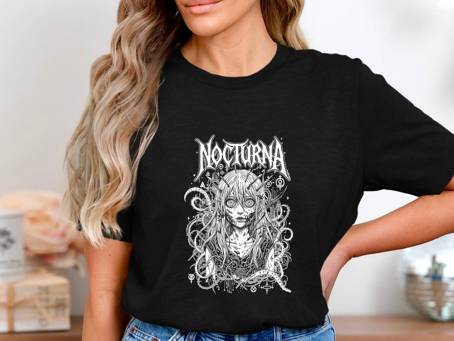 Nocturna Dark Eldritch Anime T-Shirt