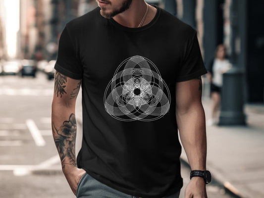 Spirograph Geometric Mandala T-Shirt