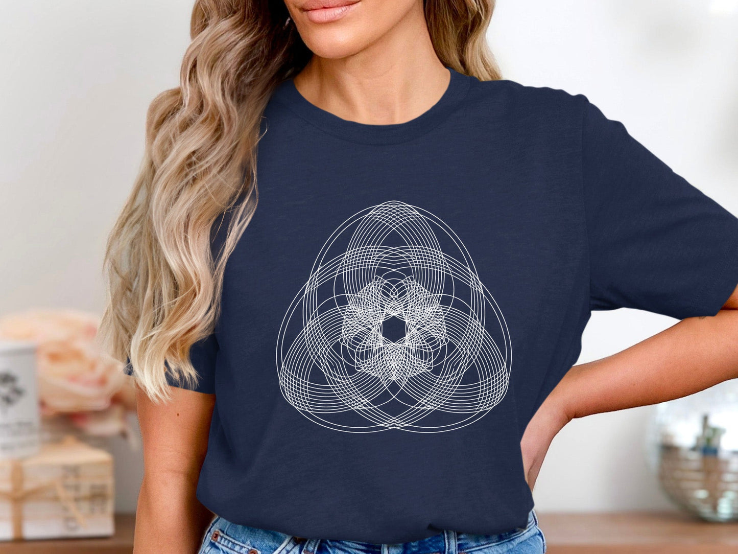 Spirograph Geometric Mandala T-Shirt