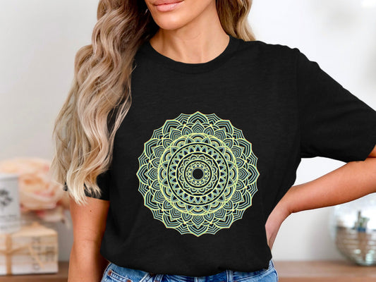 Pastel Mandala Geometric T-Shirt