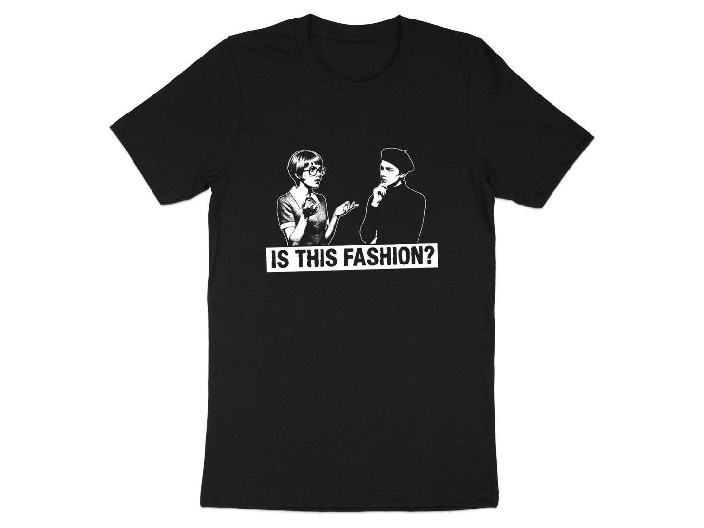Is This Fashion? High Contrast Graphic T-Shirt