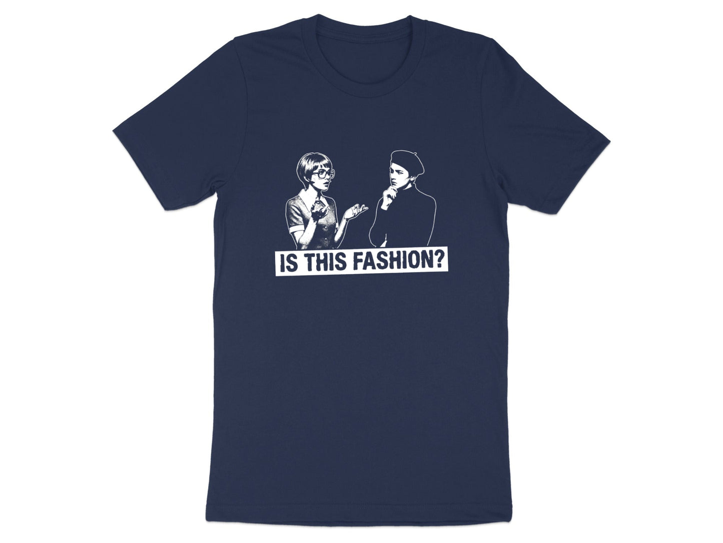 Is This Fashion? High Contrast Graphic T-Shirt