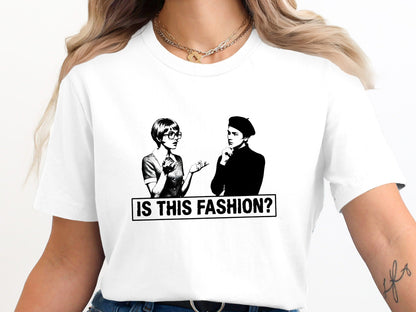 Is This Fashion? High Contrast Graphic T-Shirt