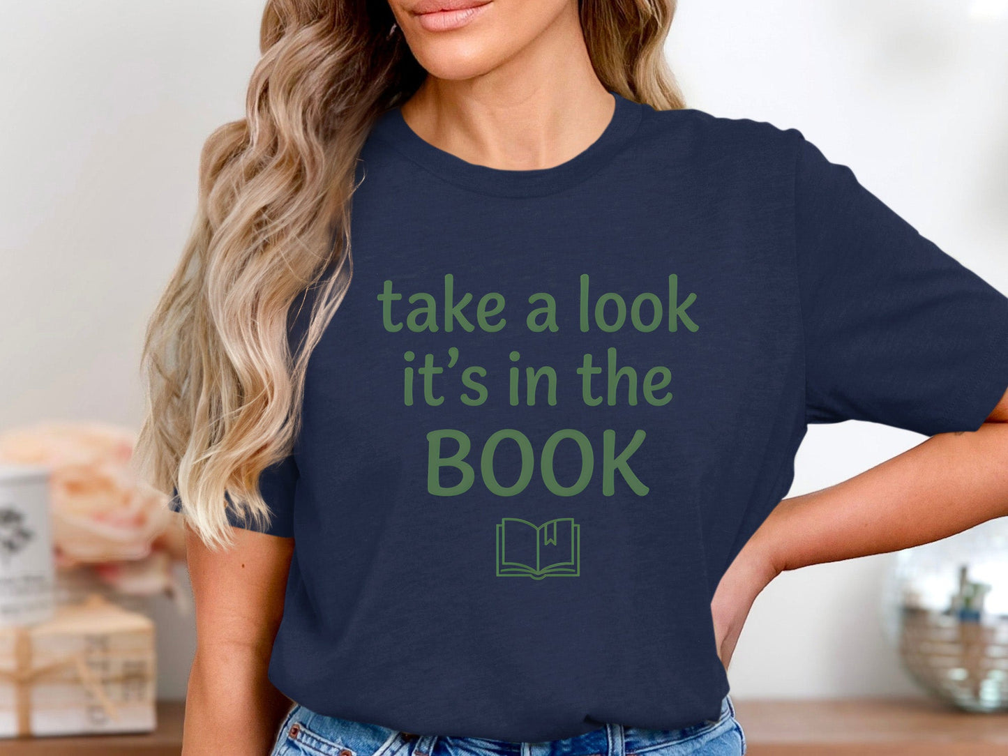 Take A Look It's In The Book Nostalgic Graphic Tee