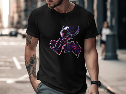 Jam Heart Australia Map T-Shirt