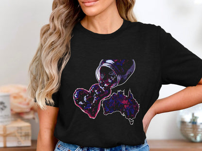 Jam Heart Australia Map T-Shirt
