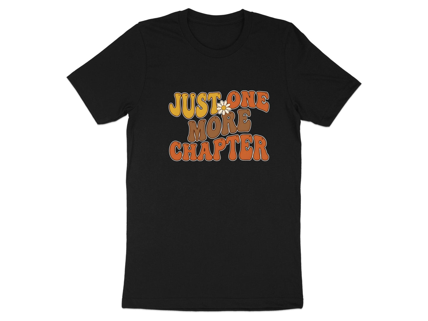 Just One More Chapter Retro 70s Floral T-Shirt