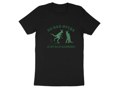 No Bad Overs Just Bad Hammies Kangaroo Cricket Tee