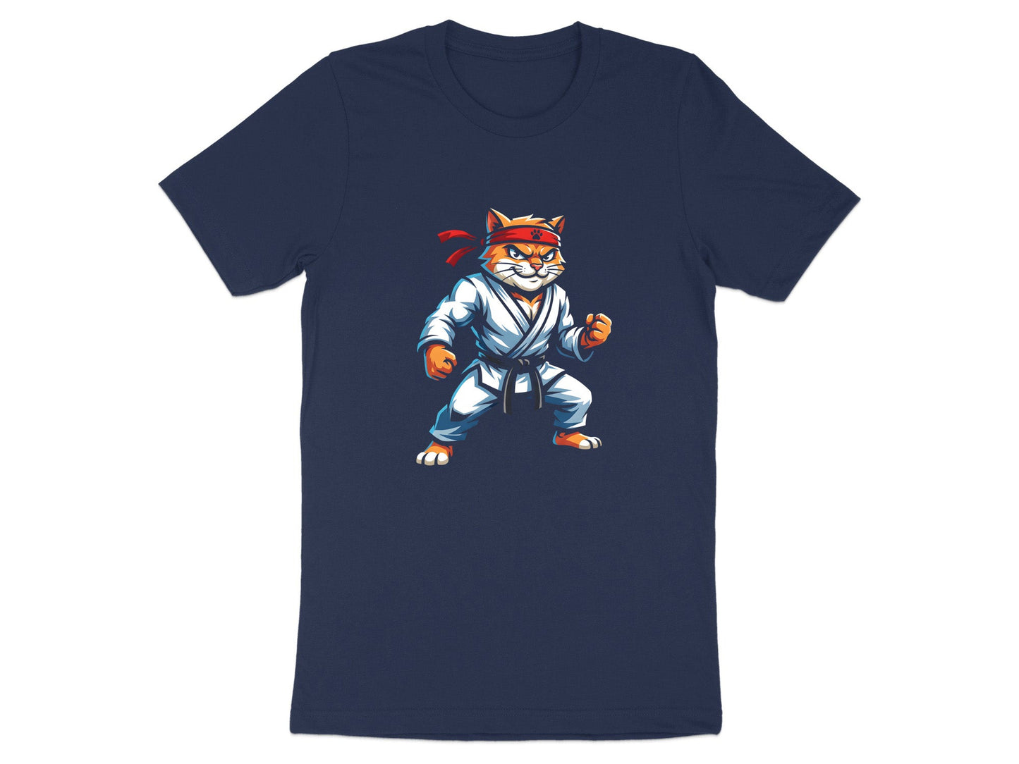 Karate Cat Sensei Martial Arts T-Shirt