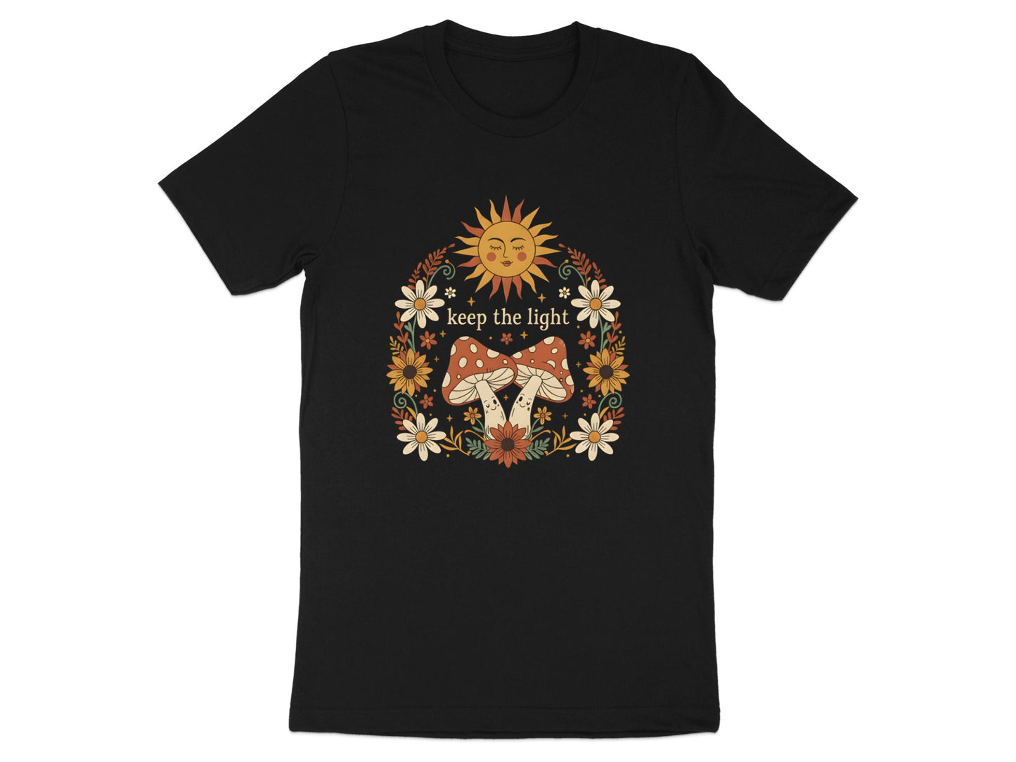 Keep The Light Mushroom Meadow T-Shirt