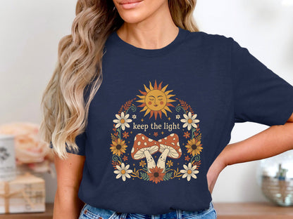 Keep The Light Mushroom Meadow T-Shirt