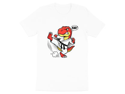 Kiai! T-Rex Karate Dinosaur T-Shirt