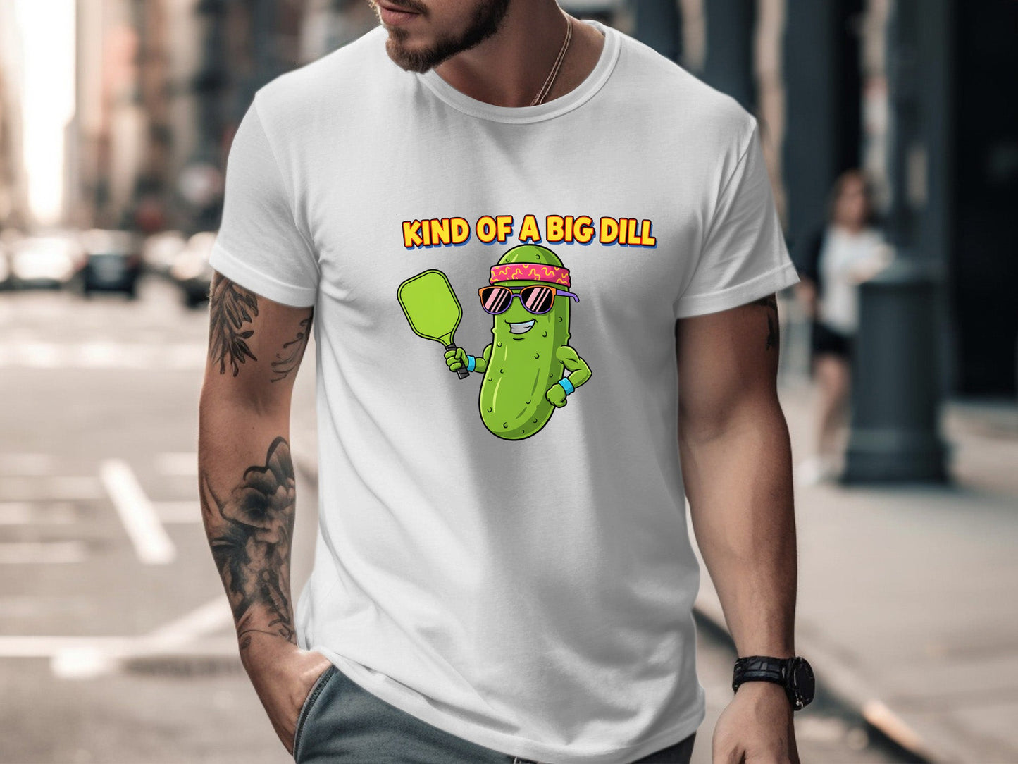Kind Of A Big Dill Funny Pickleball Pun T-Shirt