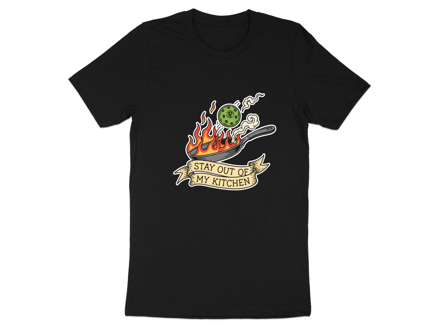 Stay Out Of My Kitchen Funny Pickleball Pan Tee