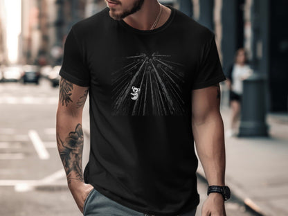 Minimalist Koala Tall Trees T-Shirt | Artistic Nature Tee