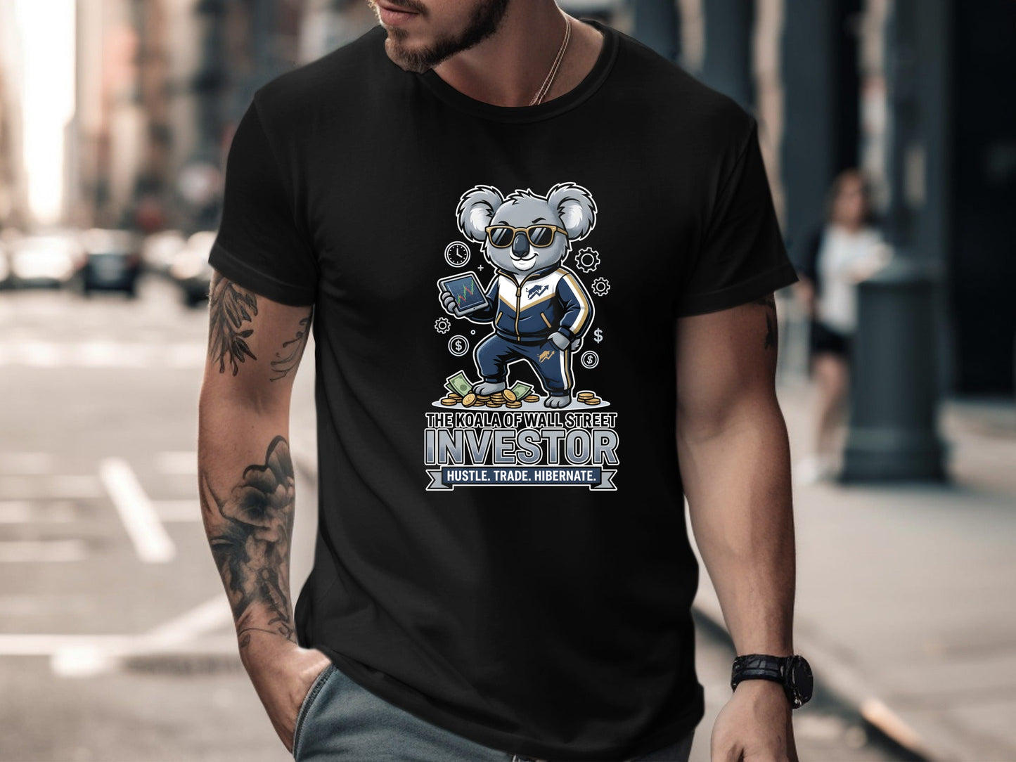 Wall Street Koala Investor T-Shirt - Australian Finance Graphic Tee